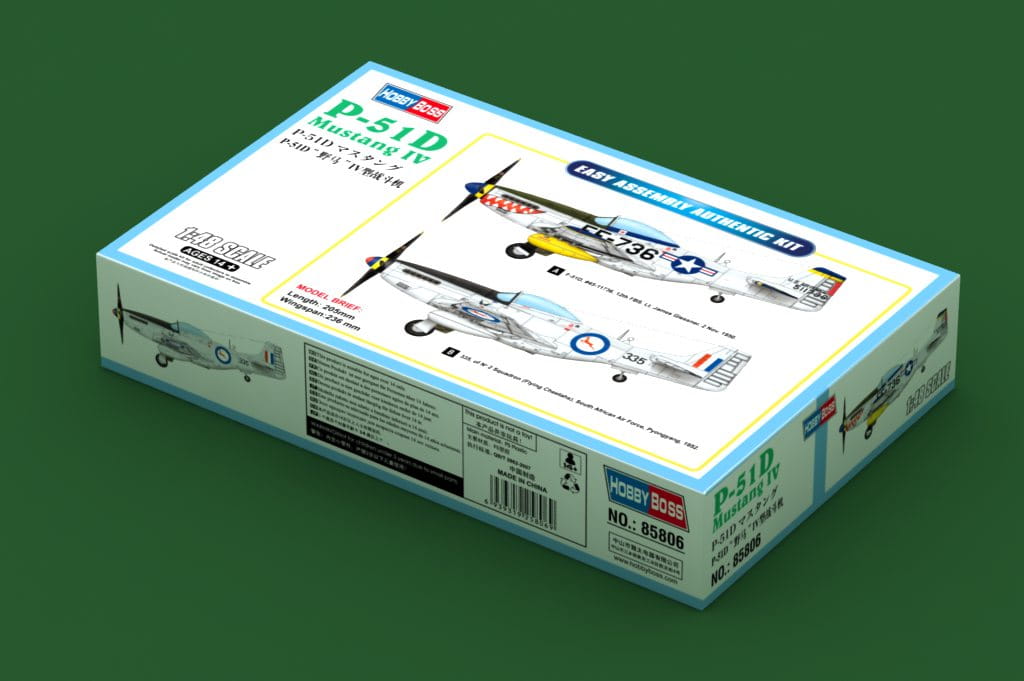 HobbyBoss 1/48 P‑51D Mustang – U.S. Army Air Force Fighter (No. 85806)