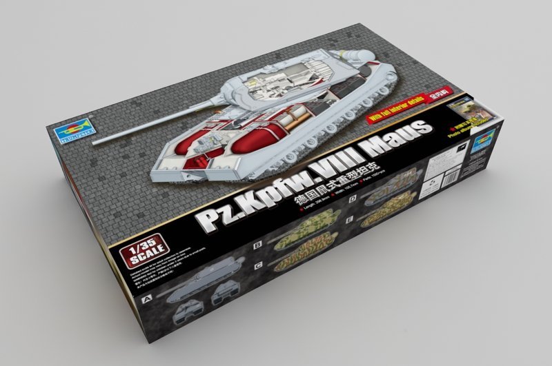 Trumpeter 1/35 Pz.Kpfw. VIII Maus Super Heavy Tank w/ Full Interior | 09541