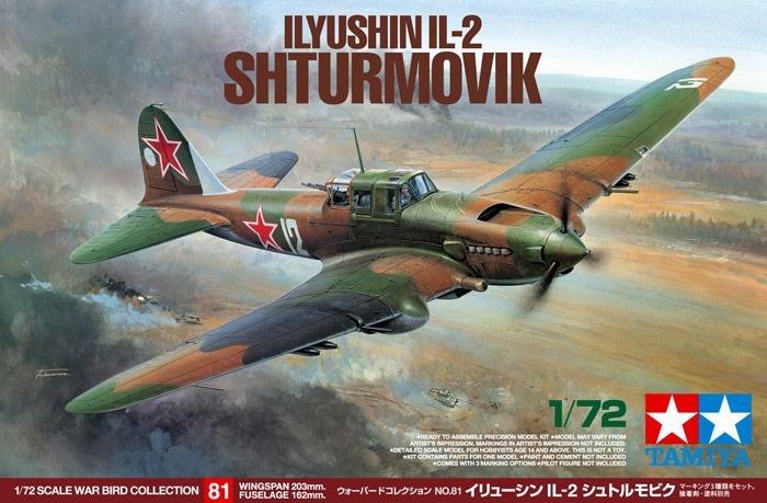 Ilyushin IL-2 Shturmovik Tamiya | No. 60781 | 1:72