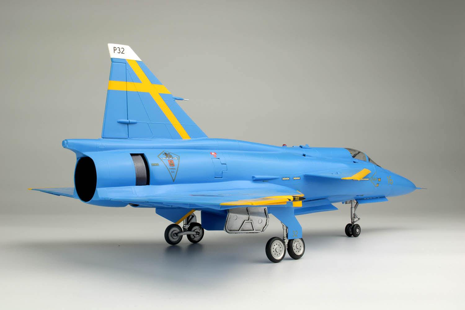 1/48 Swedish JA37 Jaktovigen Blue Peter Swedish  Painting Machine
