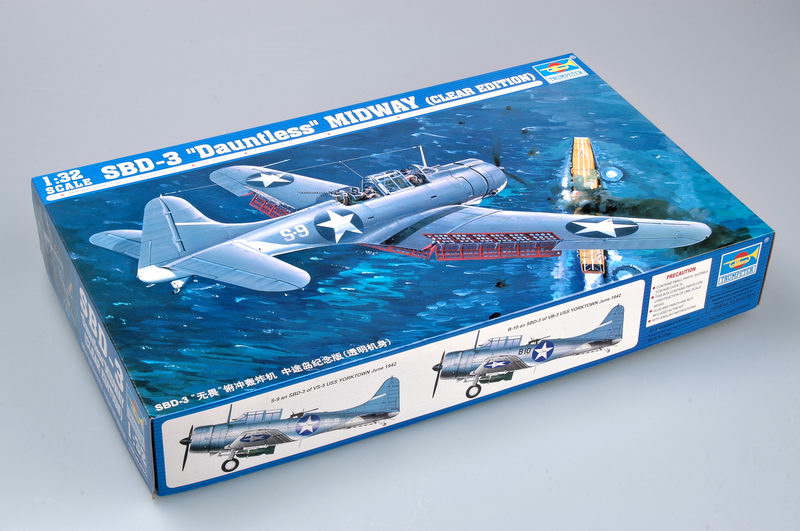 SBD-3 "Dauntless" MIDWAY (Clear Edition) Trumpeter | No. 02244 | 1:32