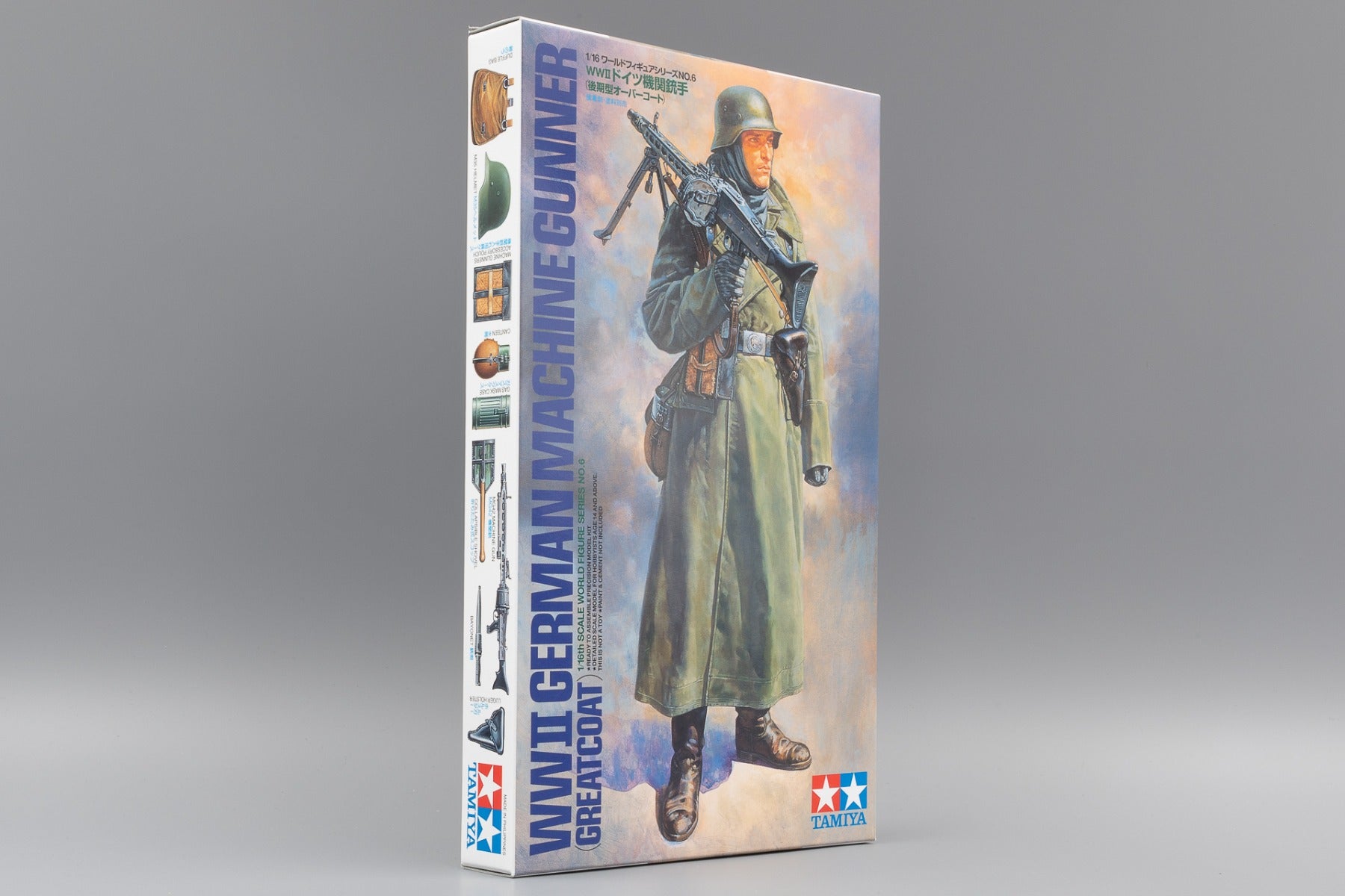 Tamiya TA36306 WWII German Machine Gunner (Greatcoat), figurine