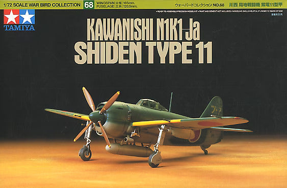 Tamiya TA60768 Kawanishi N1K1-Ja Shiden Type 11 | No. 68 | 1:72
