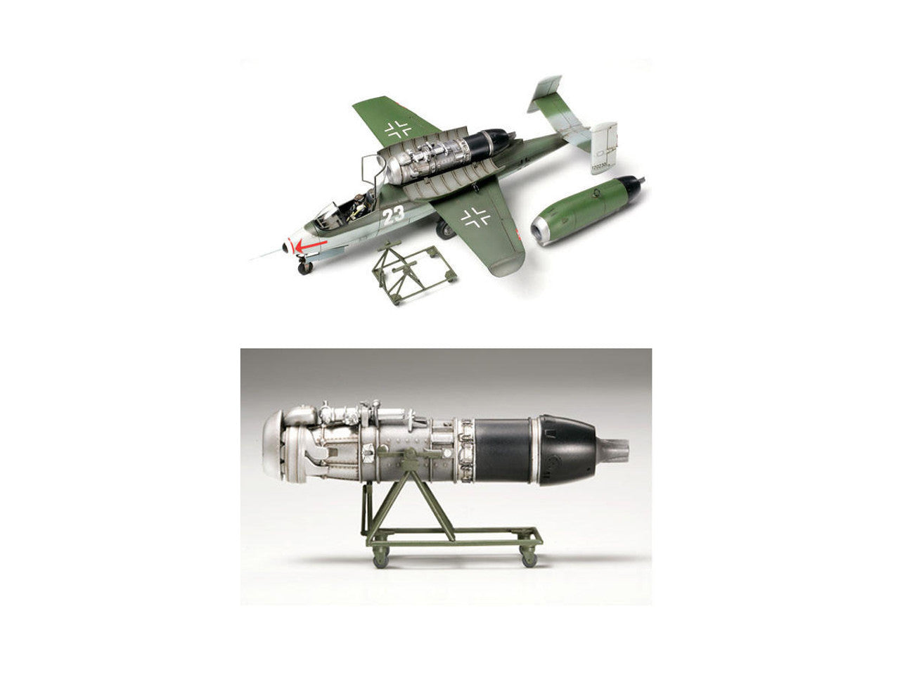 Tamiya TA61097 1/48 Heinkel He 162A-2 Salamander
