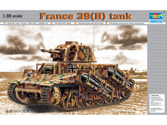 Trumpeter 1/35 Hotchkiss 39(H) Becker Conversion – No. 00352