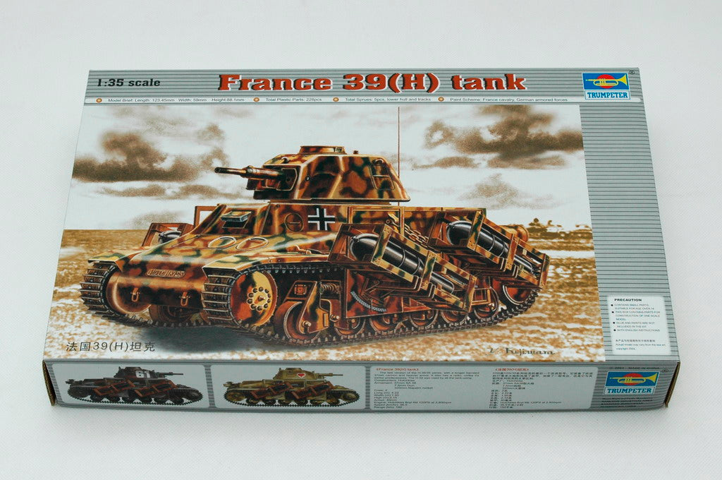 Trumpeter 1/35 Hotchkiss 39(H) Becker Conversion – No. 00352