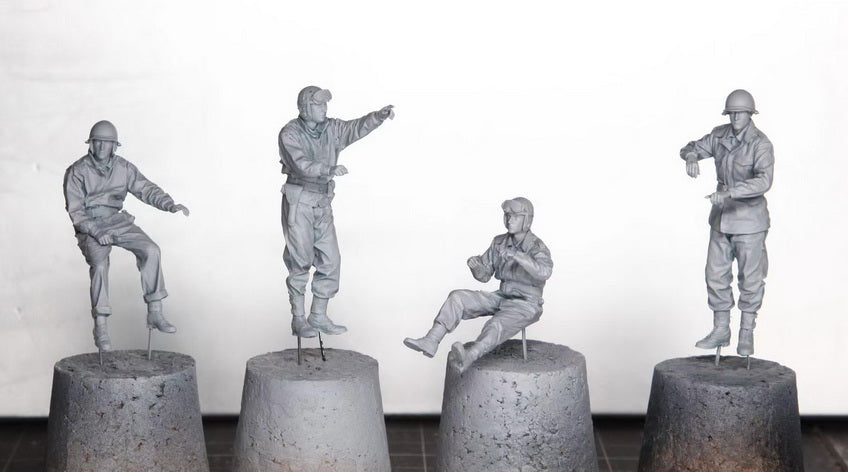 WW II U.S. Tank Crew Border Model | No. BR-007 | 1:35