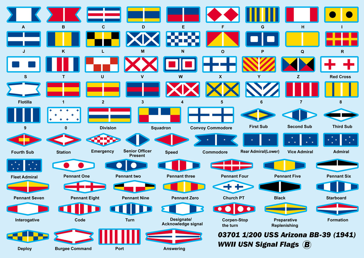 Trumpeter 1/200 Scale USS Arizona BB-39 Battleship 03701 Plastic Model Kit