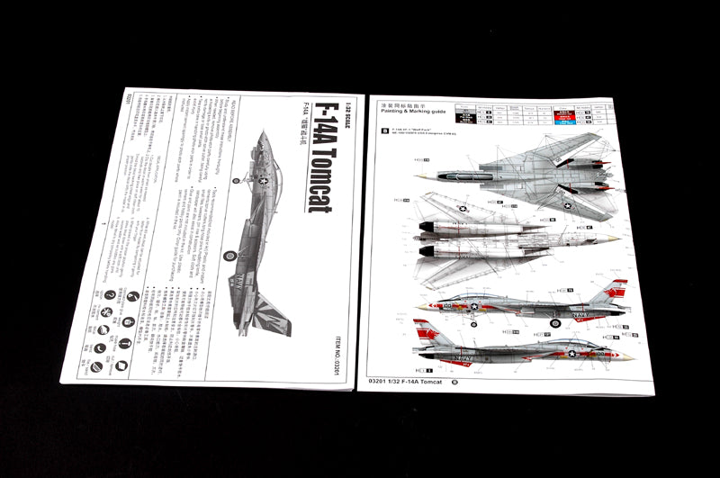 Trumpeter 1/32 Scale F-14A Tomcat 03201 Plastic Model Kit
