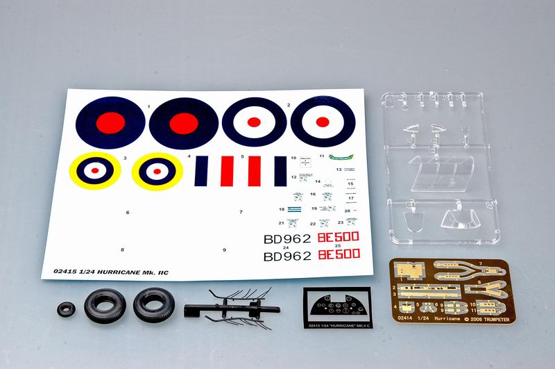 Trumpeter 1/24 Scale Hawker Hurricane Mk.II C 02415 Plastic Model Kit