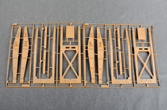 Trumpeter 1/35 Mörser Karl-Gerät 040/041 Initial Version on Railway Transport Carrier WWII Heavy Mortar Kit 00208