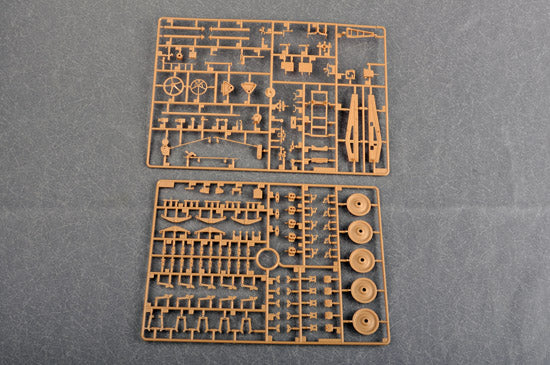 Trumpeter 1/35 Mörser Karl-Gerät 040/041 Initial Version on Railway Transport Carrier WWII Heavy Mortar Kit 00208