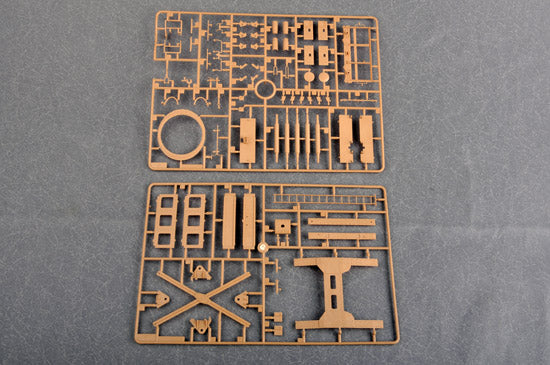 Trumpeter 1/35 Mörser Karl-Gerät 040/041 Initial Version on Railway Transport Carrier WWII Heavy Mortar Kit 00208