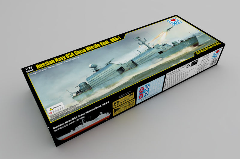 I Love Kit 1/72 OSA-I Class Missile Boat Soviet Fast Attack Craft 67201 Plastic Model Kit NZ Stock