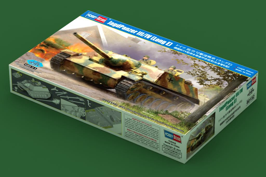 HobbyBoss 1/35 Jagdpanzer III/IV (Long) Tank Destroyer 80152 Plastic Model Kit NZ Stock
