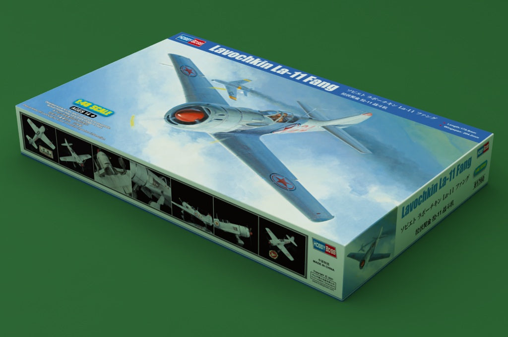 HobbyBoss 1/48 Lavochkin La-11 Fang Soviet Fighter Aircraft 81760 Plastic Model Kit NZ Stock