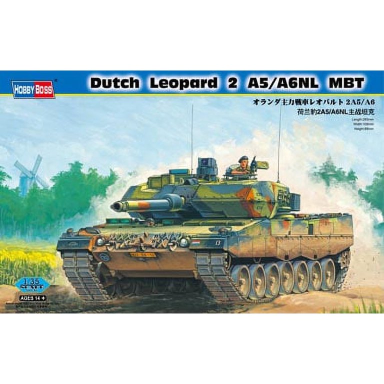 HobbyBoss 1/35 Dutch Leopard 2A5/A6NL MBT 82423 Netherlands Main Battle Tank Model Kit NZ Stock
