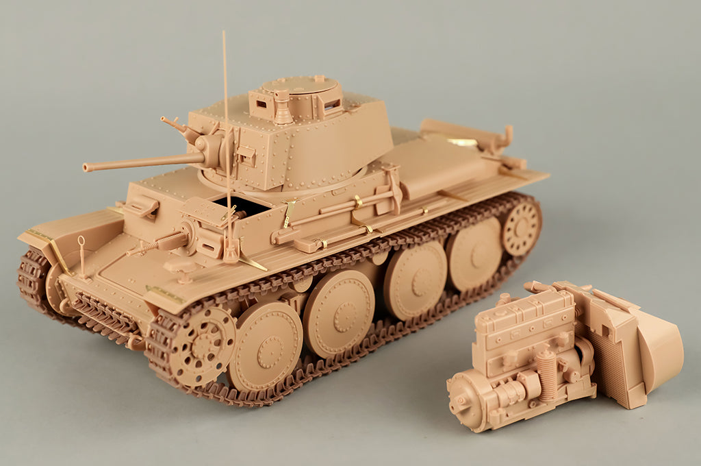HobbyBoss 1/16 Scale Pz.Kpfw 38(t) Ausf.E/F German Light Tank Full Interior Plastic Model Kit 82603 NZ Stock