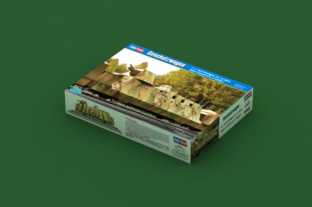 HobbyBoss 1/72 German BP-42 Geschützwagen 82923 WWII Armoured Train Fire Support Artillery Wagon Model Kit NZ Stock