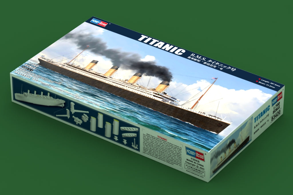 HobbyBoss 1/700 Scale RMS Titanic Ocean Liner Plastic Model Kit 83420 NZ Stock