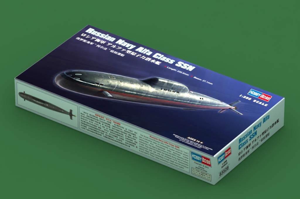 HobbyBoss 1/350 Russian Navy Alfa Class SSN 83528 Project 705 Nuclear Attack Submarine Model Kit NZ Stock