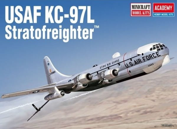 Academy 1/144 Scale USAF KC-97L Stratofreighter Plastic Model Kit No. 12640