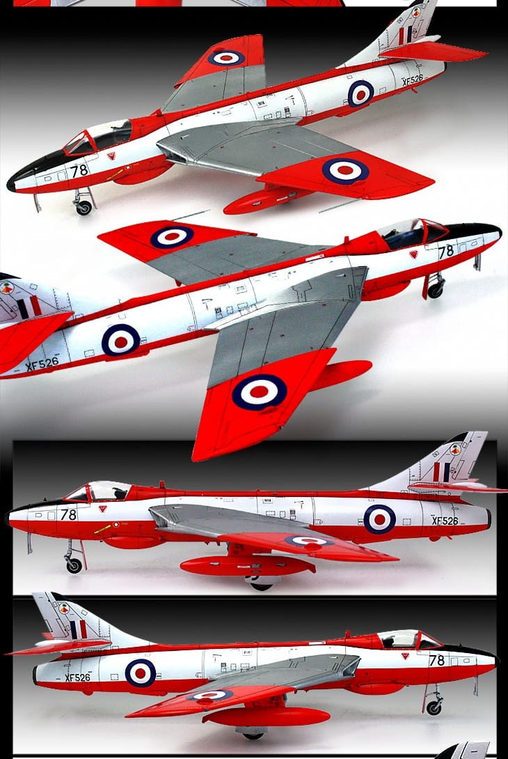Academy 1:48 scale Hawker Hunter F.6/FGA.9 "RAF & Export" 12312 scale model kit