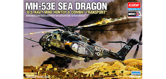 Academy 1:48 scale MH-53E Sea Dragon "U.S. Navy Mine Sweeper" 12703 scale model kit