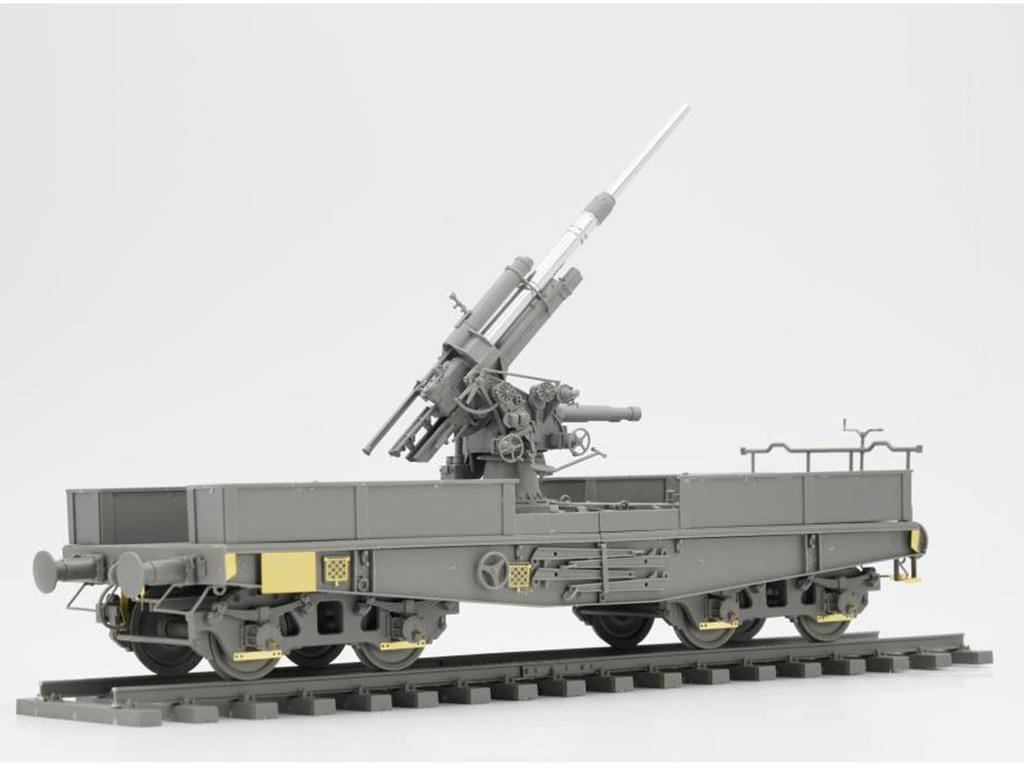 Border Model 1/35 Scale German 88mm Gun Flak 36 w/ SSys Wagon Plastic Model BT-044 NZ Stock