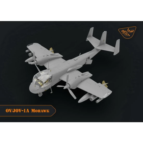 Clear Prop 1:72 scale Grumman OV-1 A/JOV-1A Mohawk (Advanced Kit) 72016 scale model kit