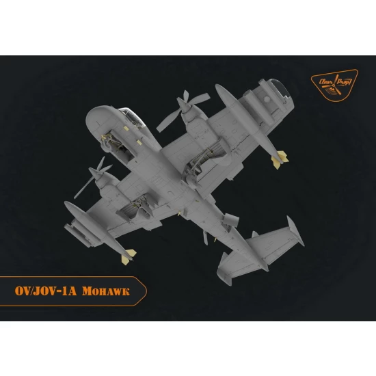 Clear Prop 1:72 scale Grumman OV-1 A/JOV-1A Mohawk (Advanced Kit) 72016 scale model kit
