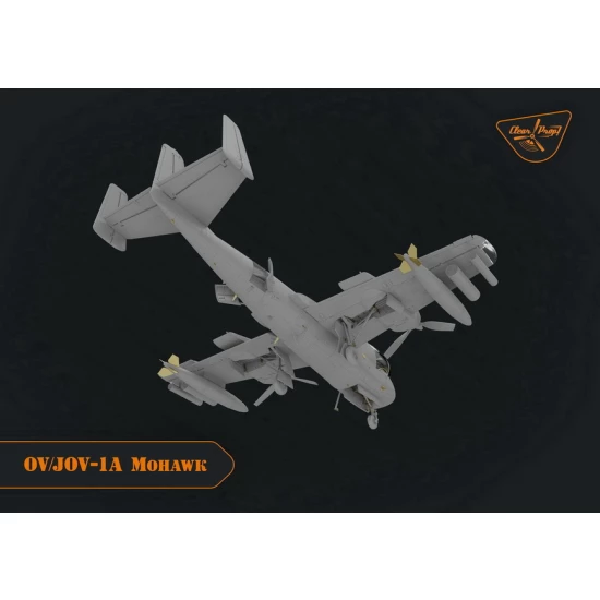 Clear Prop 1:72 scale Grumman OV-1 A/JOV-1A Mohawk (Advanced Kit) 72016 scale model kit