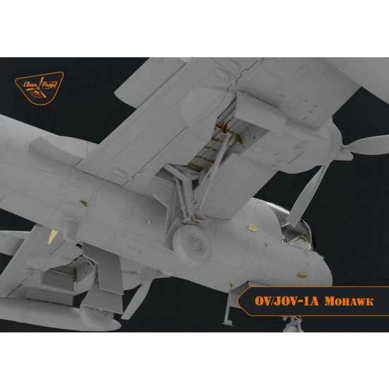 Clear Prop 1:72 scale Grumman OV-1 A/JOV-1A Mohawk (Advanced Kit) 72016 scale model kit