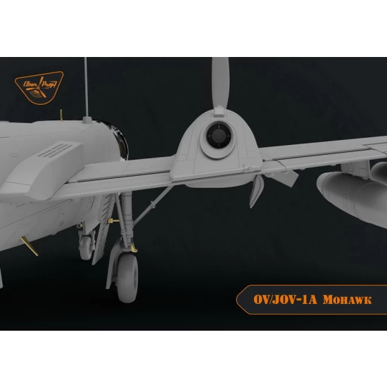 Clear Prop 1:72 scale Grumman OV-1 A/JOV-1A Mohawk (Advanced Kit) 72016 scale model kit