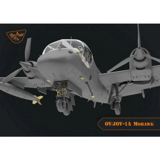 Clear Prop 1:72 scale Grumman OV-1 A/JOV-1A Mohawk (Advanced Kit) 72016 scale model kit