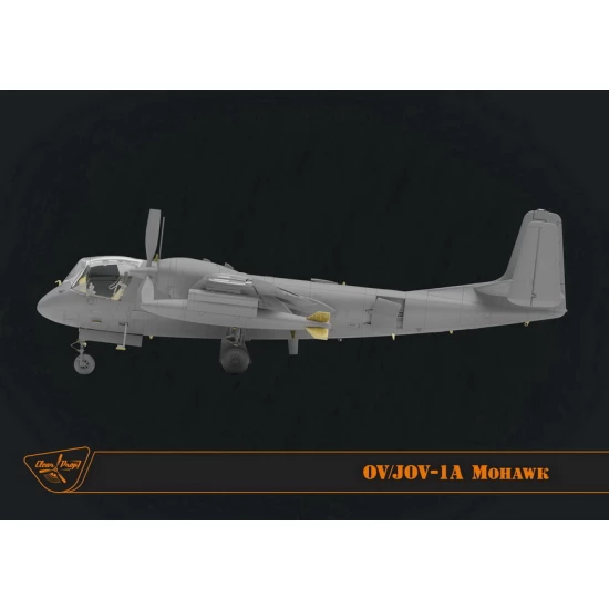Clear Prop 1:72 scale Grumman OV-1 A/JOV-1A Mohawk (Advanced Kit) 72016 scale model kit