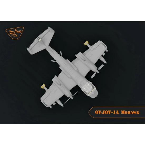 Clear Prop 1:72 scale Grumman OV-1 A/JOV-1A Mohawk (Advanced Kit) 72016 scale model kit