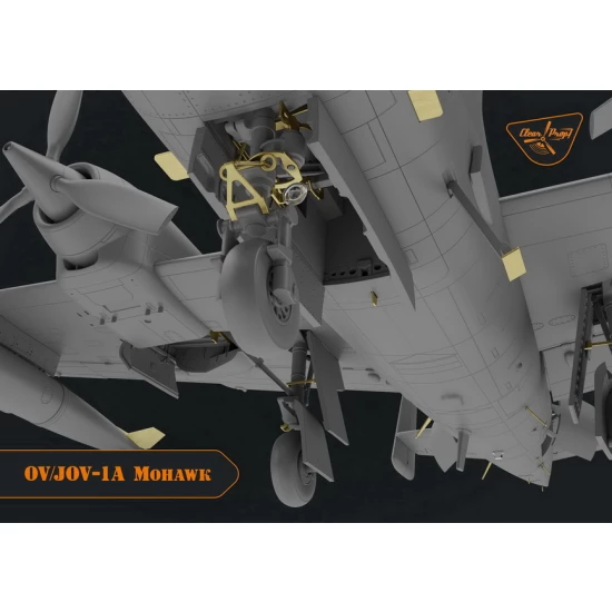 Clear Prop 1:72 scale Grumman OV-1 A/JOV-1A Mohawk (Advanced Kit) 72016 scale model kit