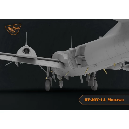 Clear Prop 1:72 scale Grumman OV-1 A/JOV-1A Mohawk (Advanced Kit) 72016 scale model kit