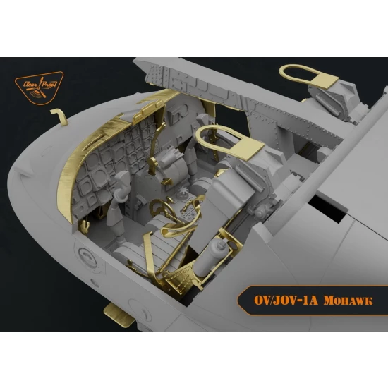 Clear Prop 1:72 scale Grumman OV-1 A/JOV-1A Mohawk (Advanced Kit) 72016 scale model kit