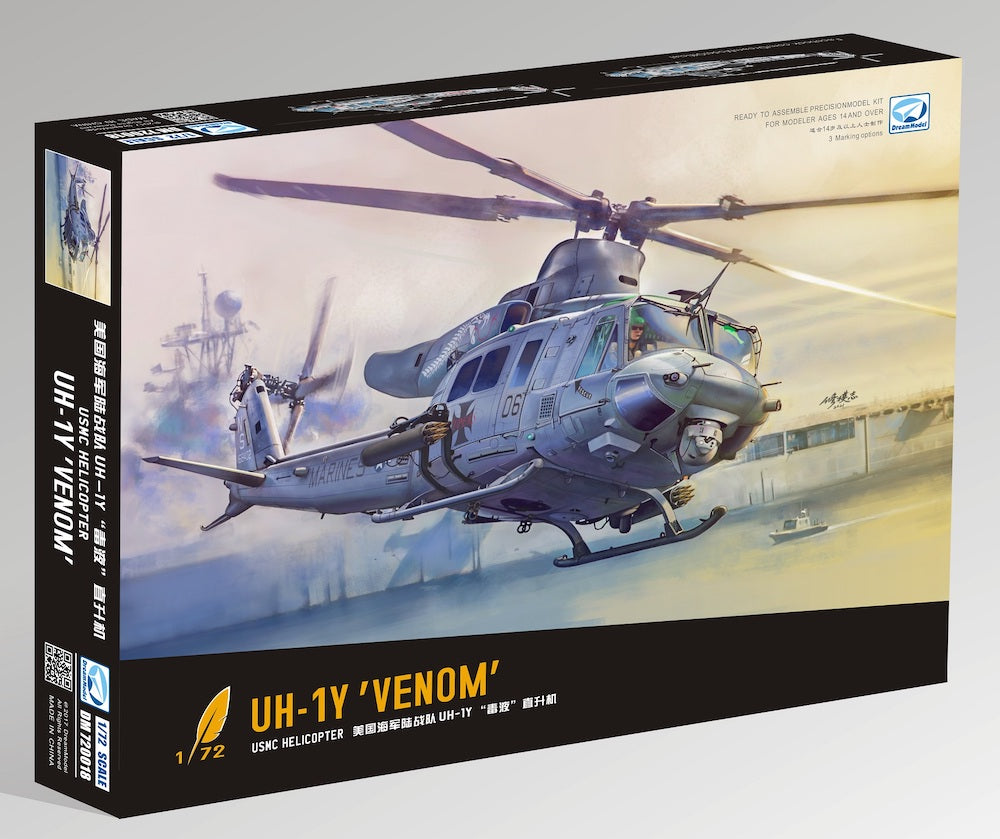 Dream Model 1/72 scale Bell UH-1Y 'Venom' U.S Marines DM720018 scale model kit