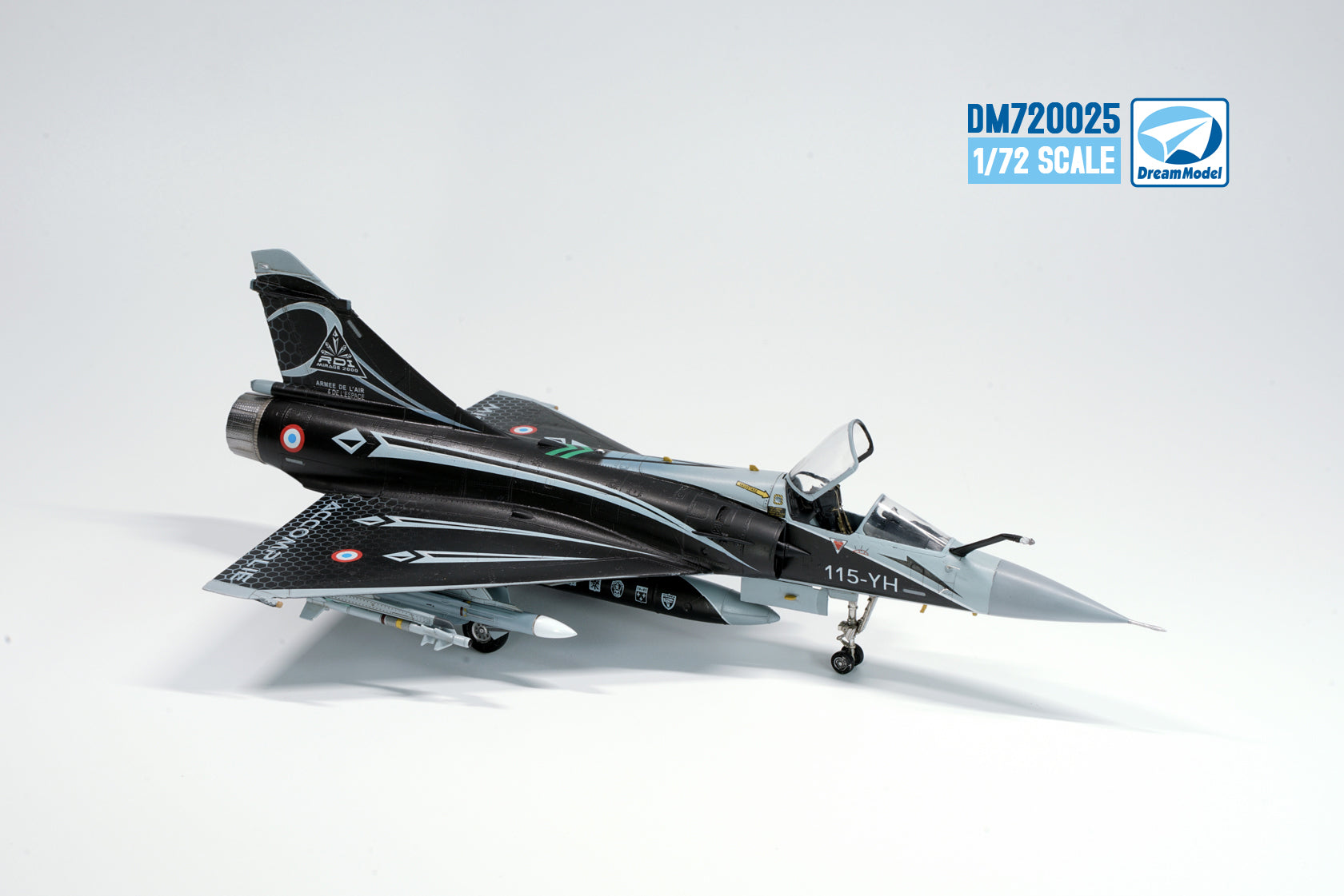 Dream Model 1/72 scale Dassault Mirage 2000C 'Mission Accomplie' DM720025 scale model kit