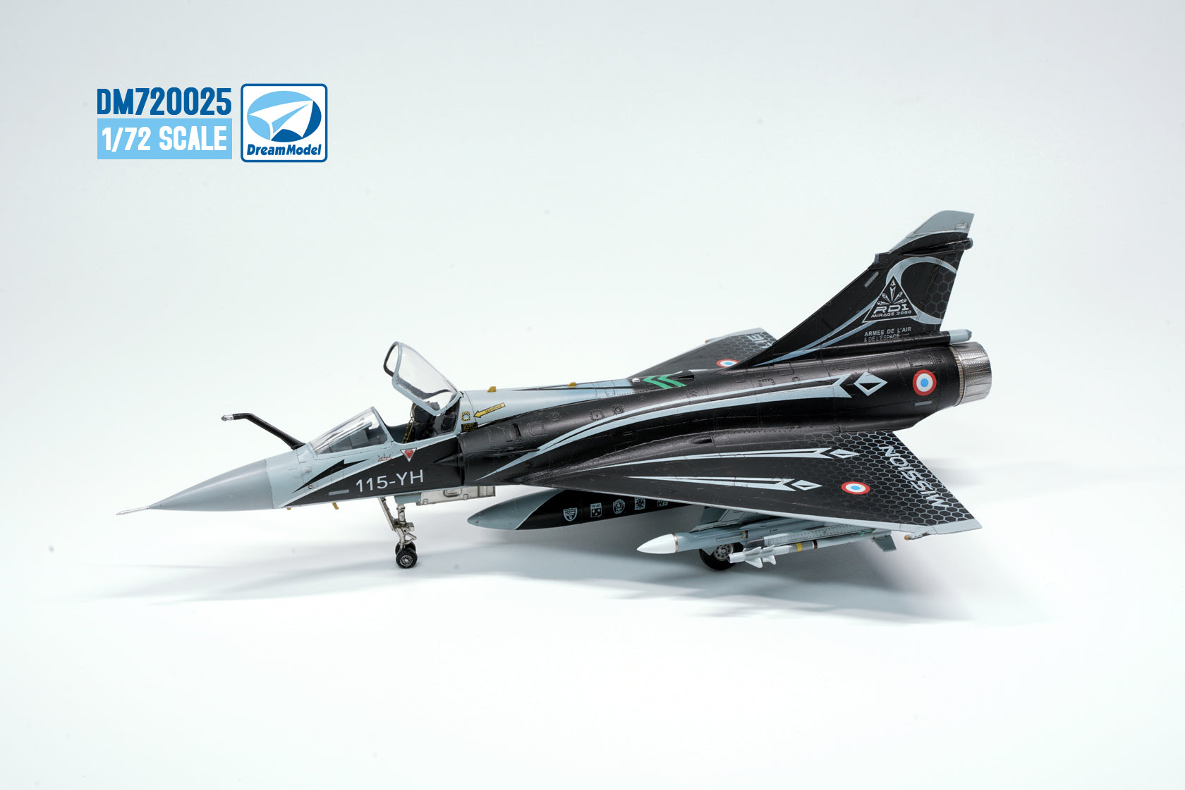 Dream Model 1/72 scale Dassault Mirage 2000C 'Mission Accomplie' DM720025 scale model kit