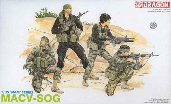 Dragon 1/35 MACV-SOG Vietnam War Figures – Kit No. 3306