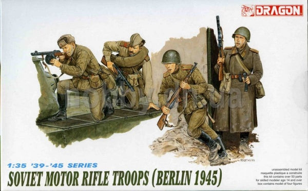 Dragon 1/35 Soviet Motor Rifle Troops – Berlin 1945 (Kit 6019)