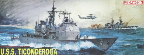 Dragon 1:350 scale USS Ticonderoga CG-47 1003 scale model kit