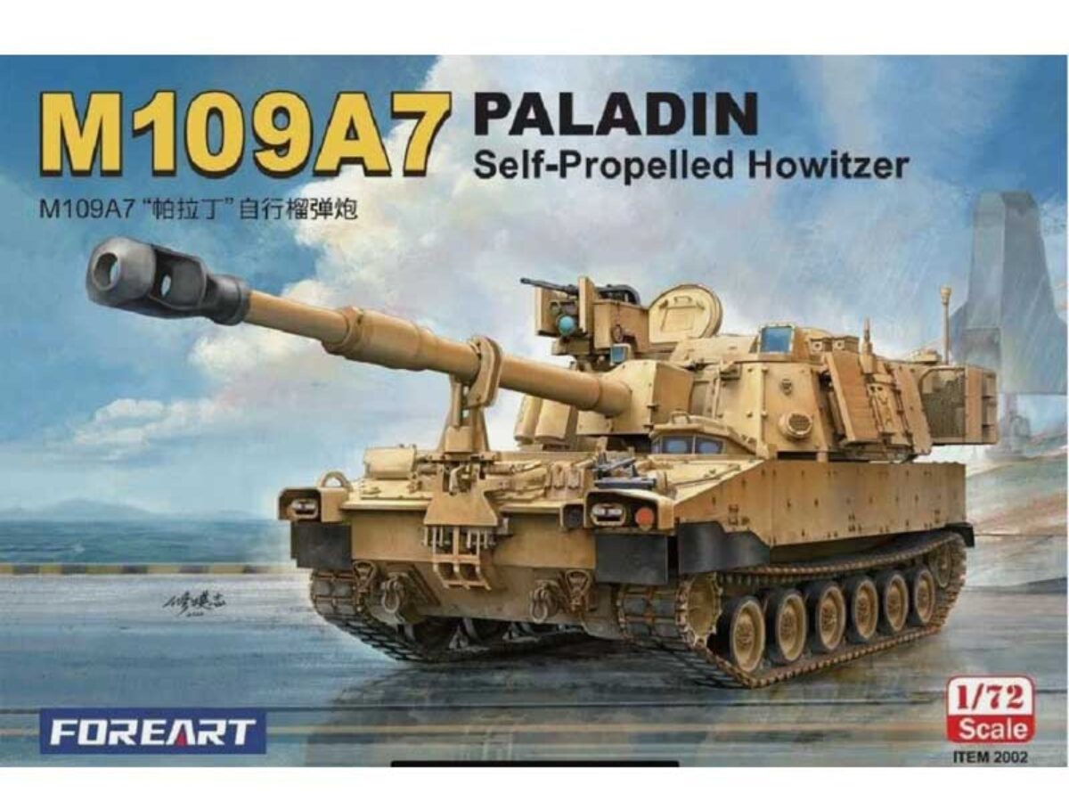FOREART 1/72 M109A7 Paladin Self-Propelled Howitzer (No. 2002)