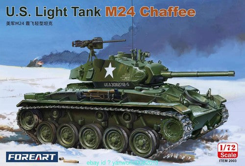 FOREART 1/72 U.S. Light Tank M24 Chaffee (No. 2003)