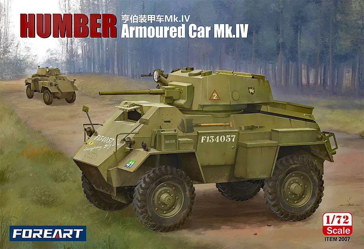 FOREART 1/72 Humber Armoured Car Mk.IV WWII British Vehicle Kit 2007