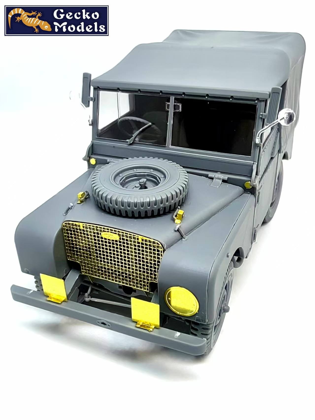 Gecko Models 35GM0062 - 1:35 British FV18001 Mk.1 80in 4x4 Utility Vehicle w/ Canvas Roof Top Early Prod